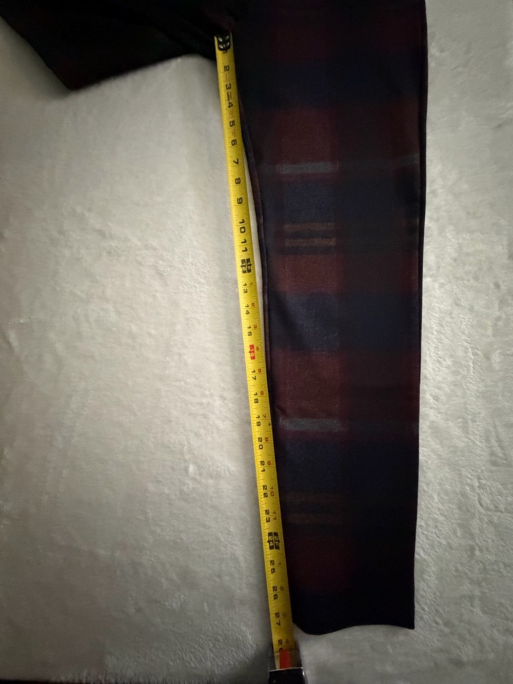 Sanctuary Plaid Slim Pull On Stretchy Pants, Size L - Picture 9 of 16